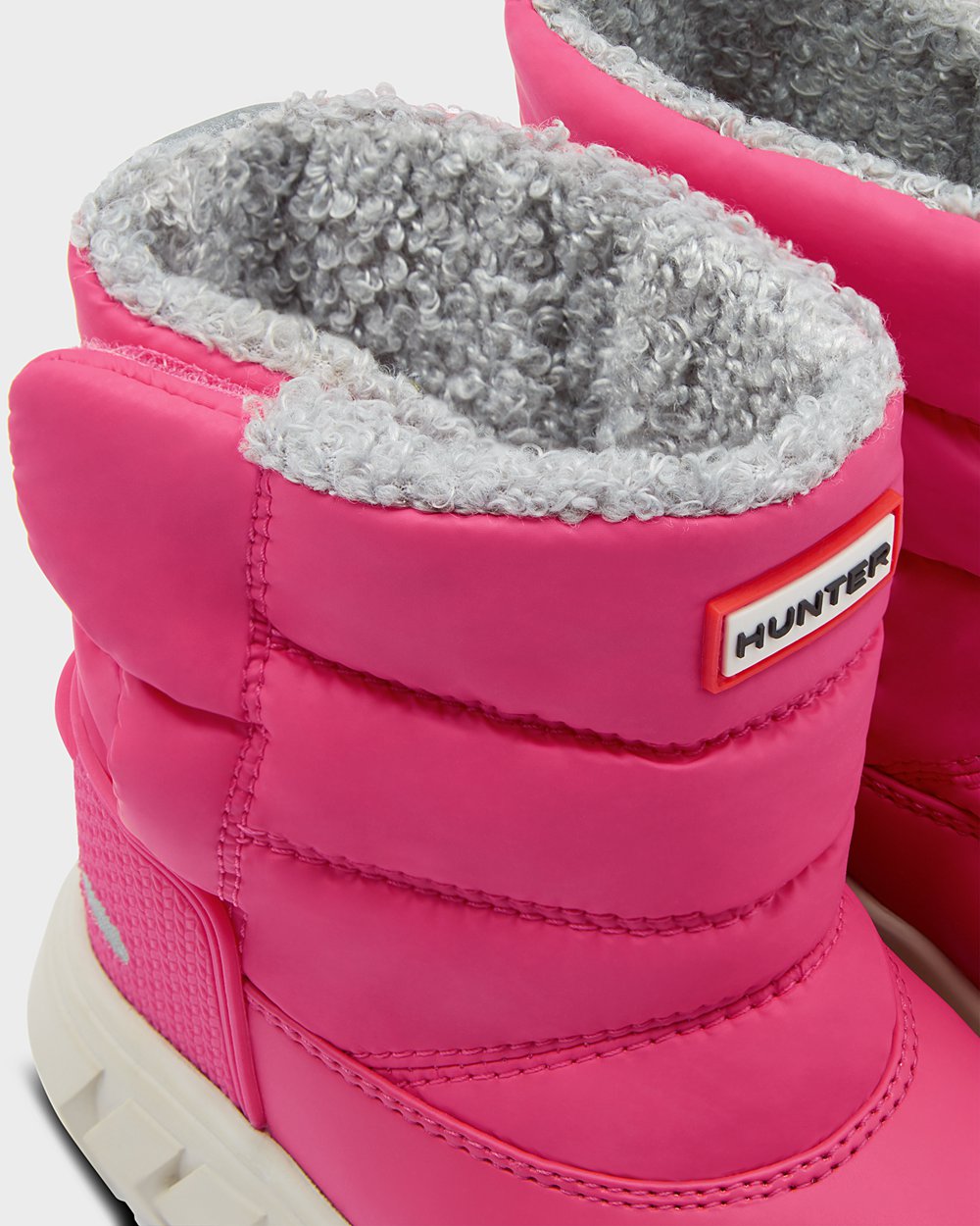 Botas De Nieve Original Little Insulated Hunter Niños - Rosas Claro - 168907XPY